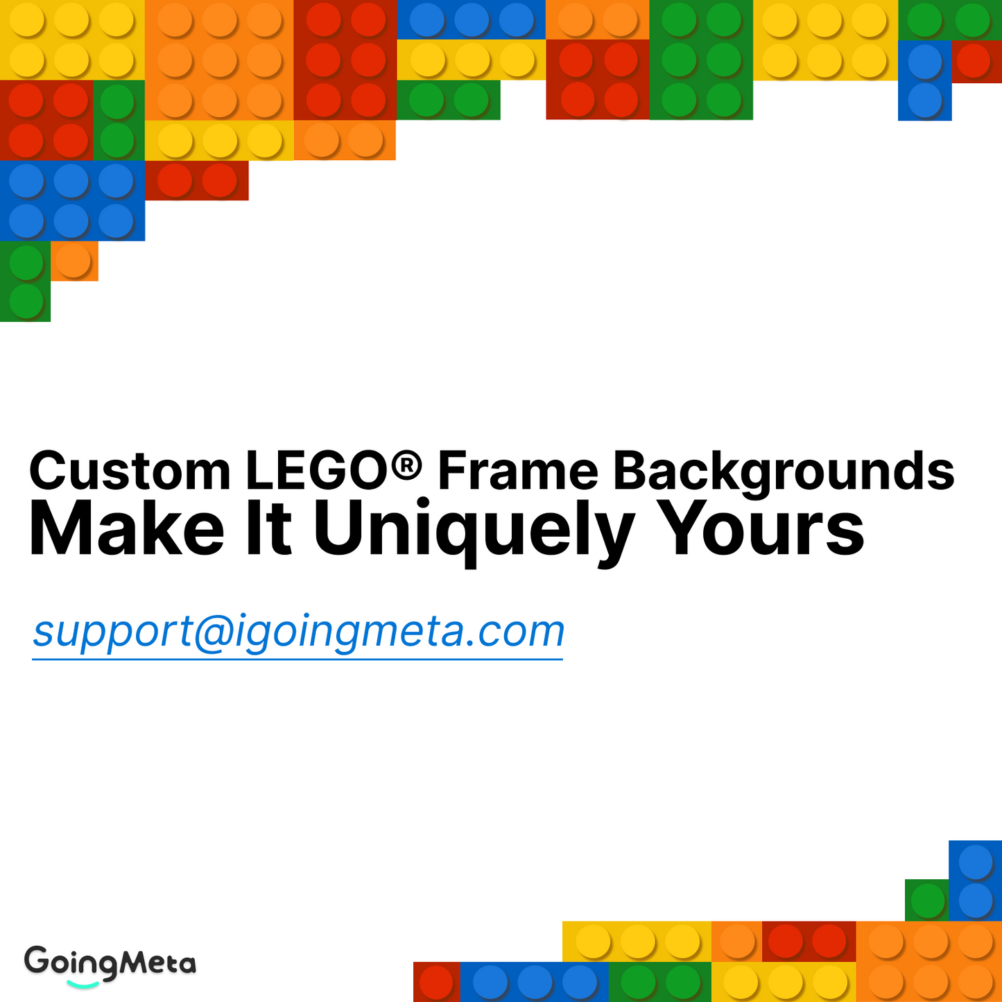 LEGO™ Frame for Bugatti Chiron(42083), Wall Mount Showcase Frame, Christmas Gift