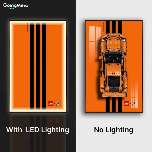 LEGO™ Frame for Porsche 911 GT3 RS(42056), Wall Mount Showcase Frame, Christmas Gift