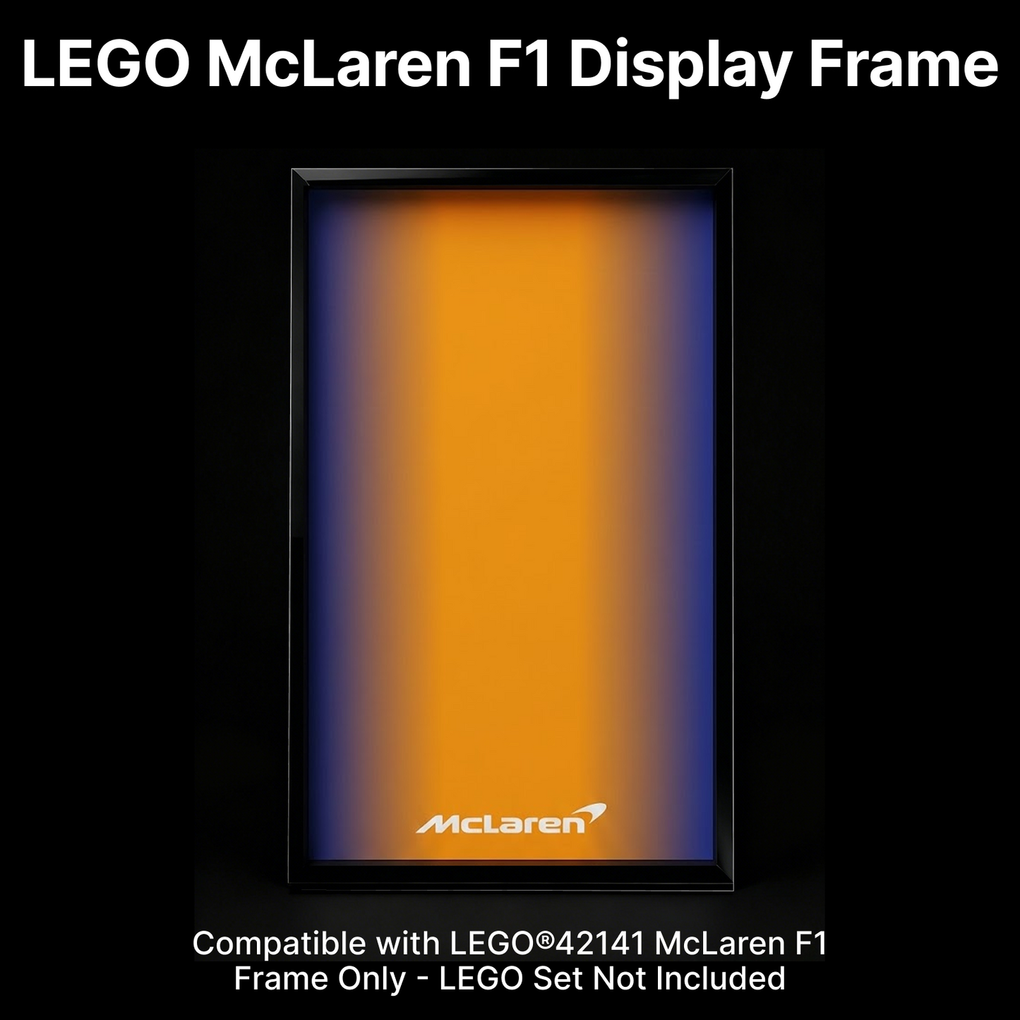 LEGO™ Frame for McLaren Formula 1™ Race Car(42141), Wall Mount Showcase Frame, Christmas Gift