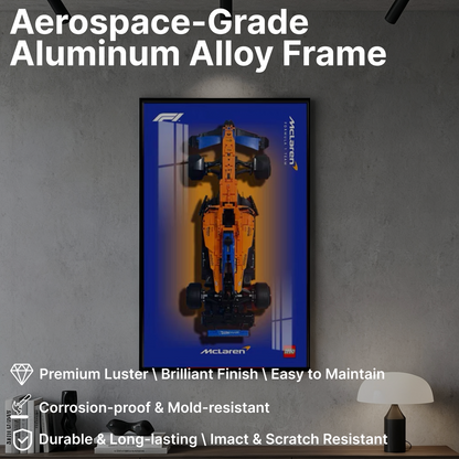 LEGO™ Frame for McLaren Formula 1™ Race Car(42141), Wall Mount Showcase Frame, Christmas Gift