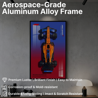 LEGO™ Frame for McLaren Formula 1™ Race Car(42141), Wall Mount Showcase Frame, Christmas Gift