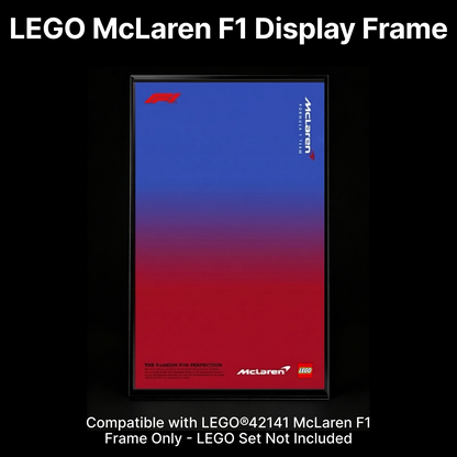 LEGO™ Frame for McLaren Formula 1™ Race Car(42141), Wall Mount Showcase Frame, Christmas Gift