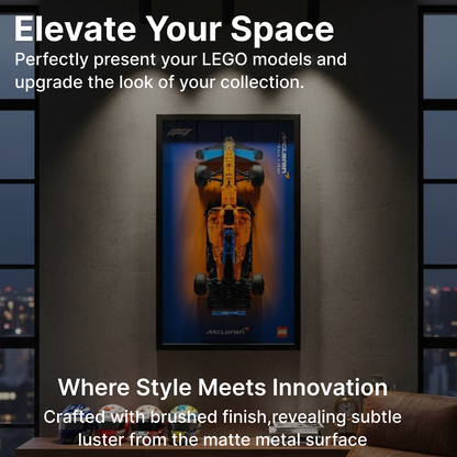 LEGO™ Frame for McLaren Formula 1™ Race Car(42141), Wall Mount Showcase Frame, Christmas Gift