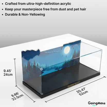 LEGO™Show Case For Diagon Alley™ Wizarding Shops(76444), Premium Wall-Mount Showcase, Christmas Gift