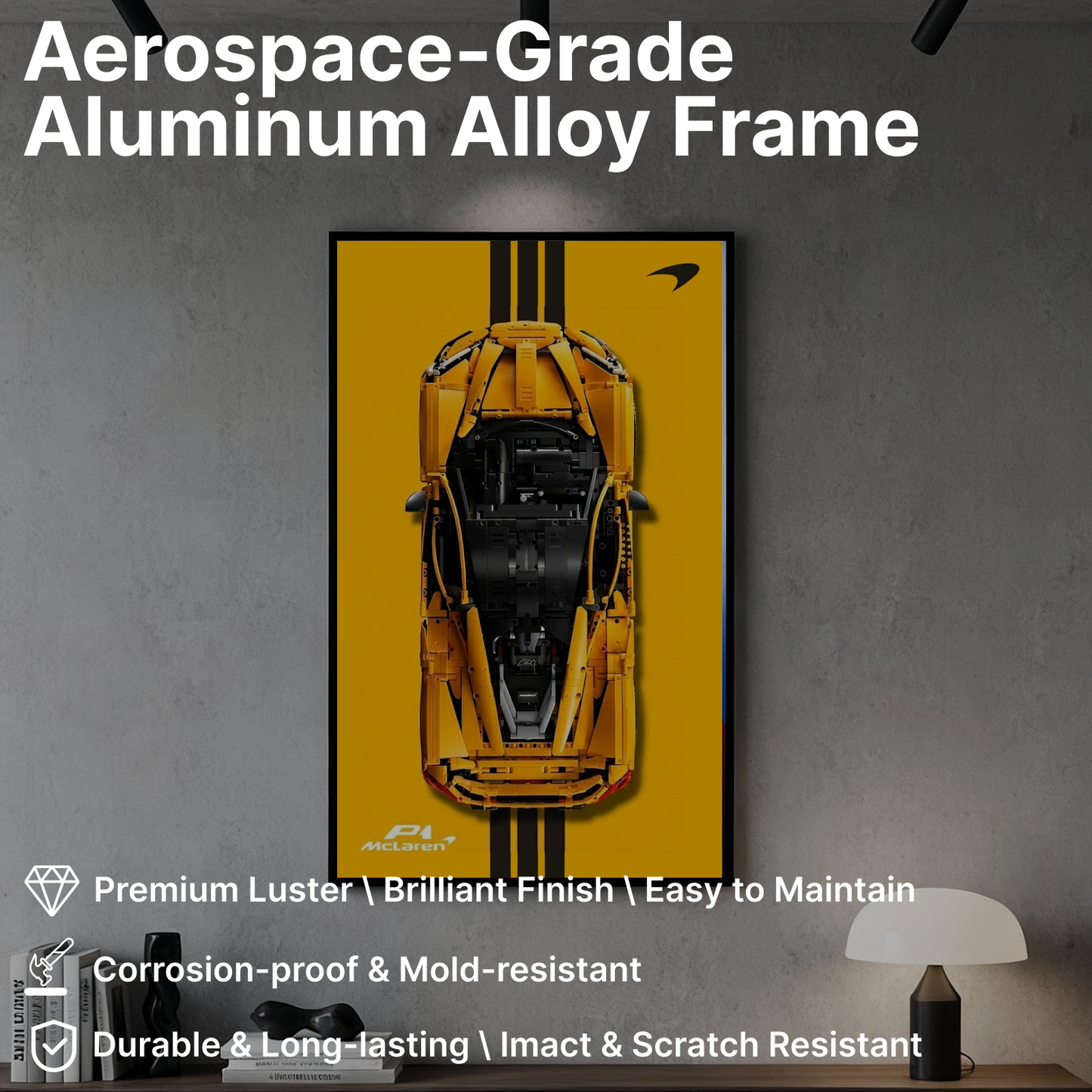 LEGO™ Frame for McLaren P1(42172), Wall Mount Showcase Frame, Christmas Gift