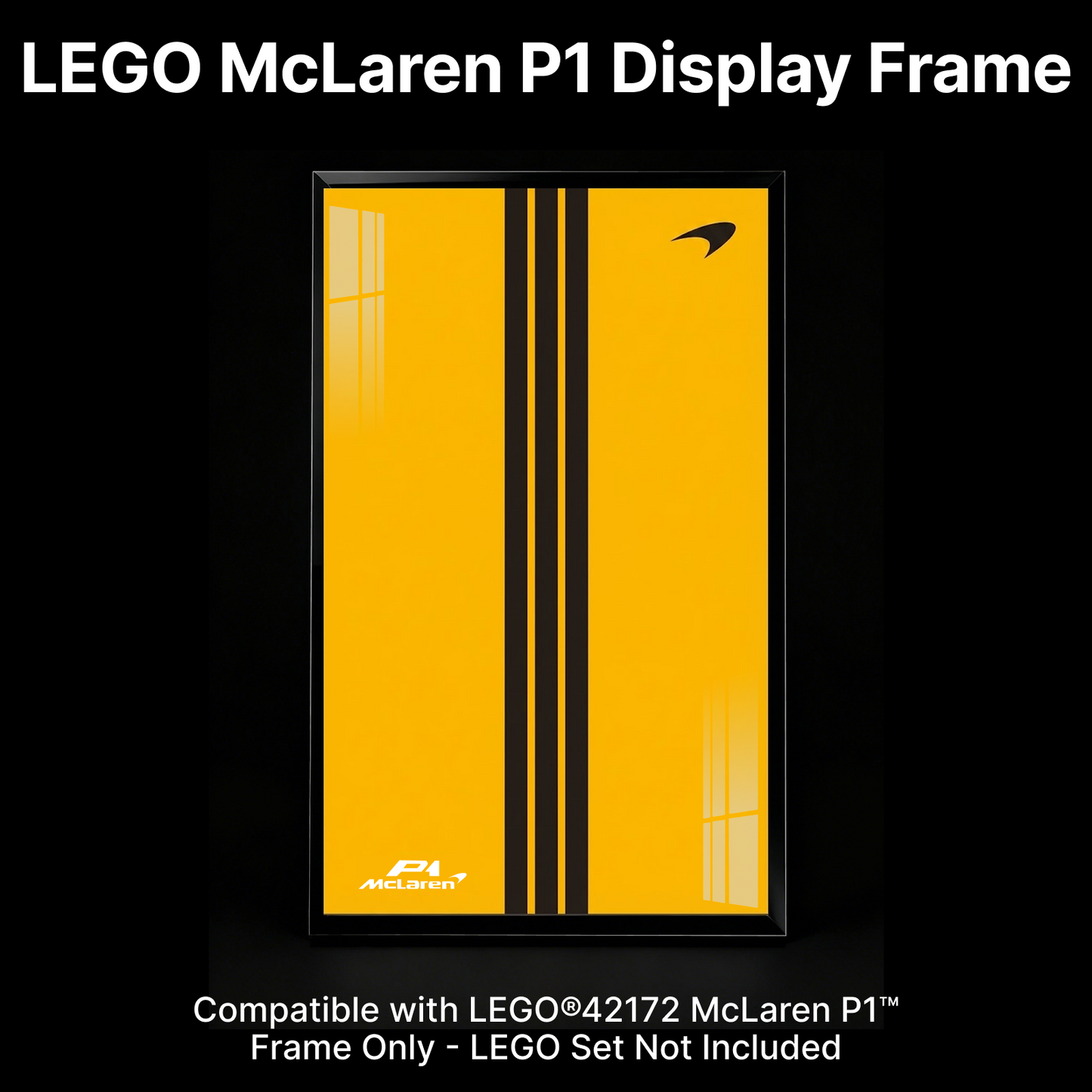LEGO™ Frame for McLaren P1(42172), Wall Mount Showcase Frame, Christmas Gift