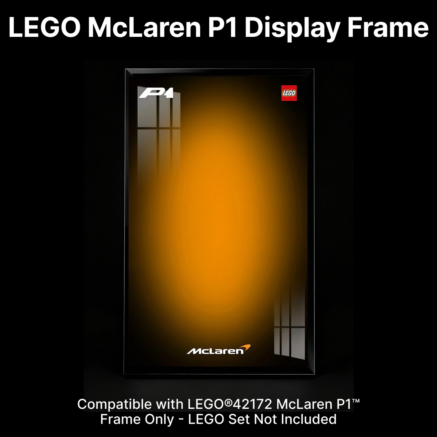 LEGO™ Frame for McLaren P1(42172), Wall Mount Showcase Frame, Christmas Gift