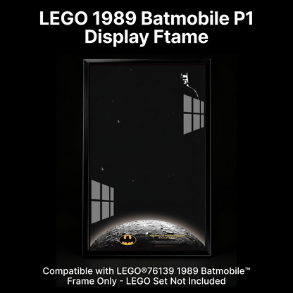 LEGO™ Frame for 1989 Batmobile(76139), Wall Mount Showcase Frame, Christmas Gift