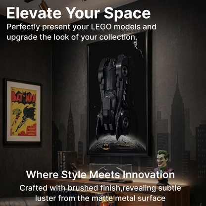 LEGO™ Frame for 1989 Batmobile(76139), Wall Mount Showcase Frame, Christmas Gift