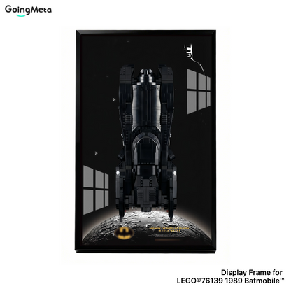 LEGO™ Frame for 1989 Batmobile(76139), Wall Mount Showcase Frame, Christmas Gift