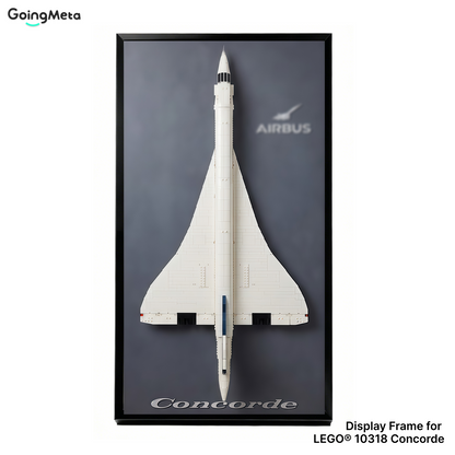 LEGO™ Frame for Concorde (10318), Wall Mount Showcase Frame, Christmas Gift