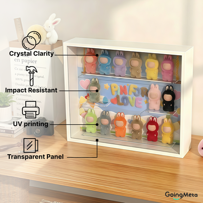 Display Case for mini labubu 4.0 pin for love