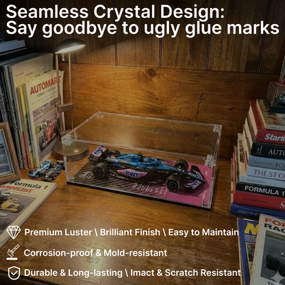 LEGO™Show Case For Speed Champions F1 Acrylic Series PLUS, Premium Acrylic Display Case, Christmas Gift