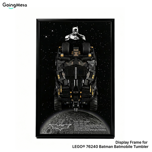 LEGO™ Frame for Batmobile Tumbler(76240), Wall Mount Showcase Frame, Christmas Gift