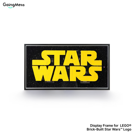 LEGO™ Case for Brick-Built Star Wars™ Logo(75407), Wall Mount Showcase Frame & Acrylic Display Case, Christmas Gift