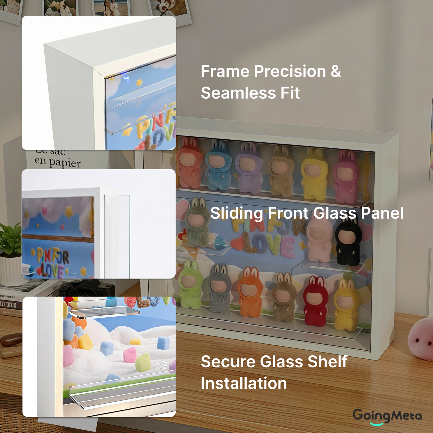 Display Case for mini labubu 4.0 pin for love