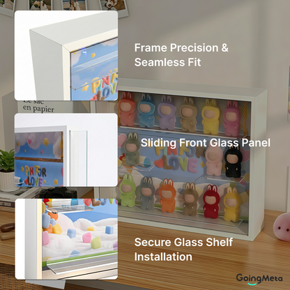 Display Case for mini labubu 4.0 pin for love