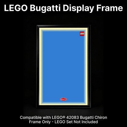 LEGO™ Frame for Bugatti Chiron(42083), Wall Mount Showcase Frame, Christmas Gift