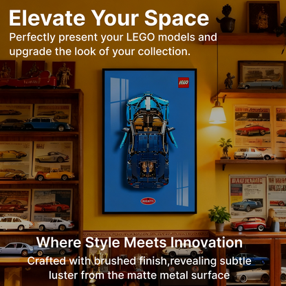 LEGO™ Frame for Bugatti Chiron(42083), Wall Mount Showcase Frame, Christmas Gift