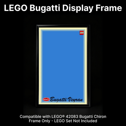 LEGO™ Frame for Bugatti Chiron(42083), Wall Mount Showcase Frame, Christmas Gift