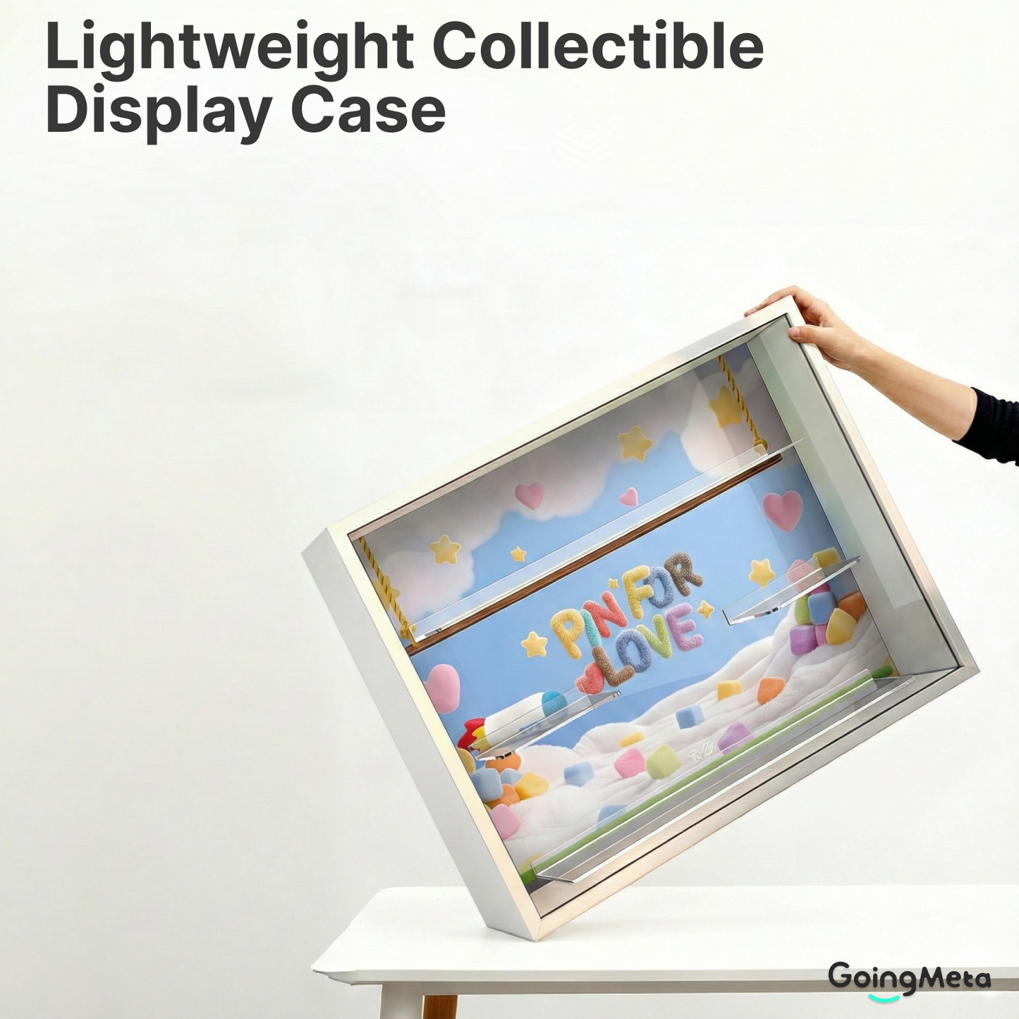 Display Case for mini labubu 4.0 pin for love