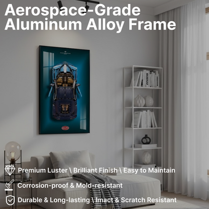 LEGO™ Frame for Bugatti Chiron(42083), Wall Mount Showcase Frame, Christmas Gift