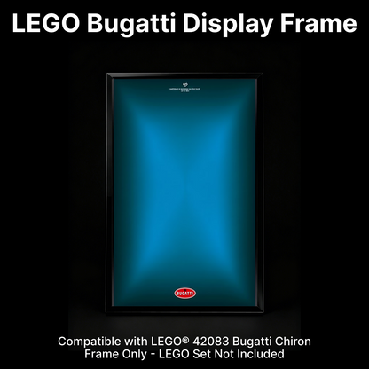 LEGO™ Frame for Bugatti Chiron(42083), Wall Mount Showcase Frame, Christmas Gift