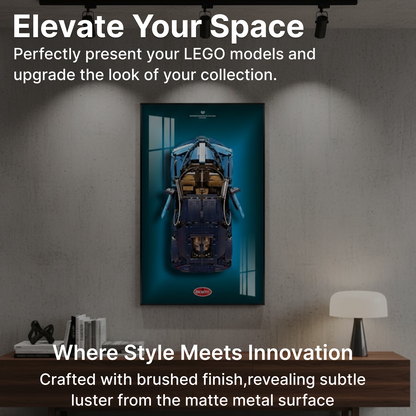LEGO™ Frame for Bugatti Chiron(42083), Wall Mount Showcase Frame, Christmas Gift
