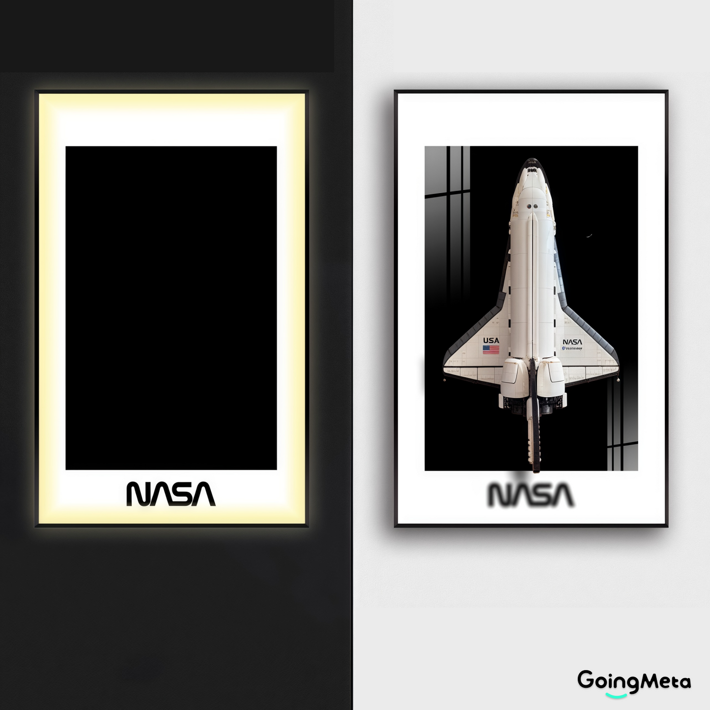 LEGO™ Frame for NASA Space Shuttle Discovery(10283), Wall Mount Showcase Frame, Christmas Gift