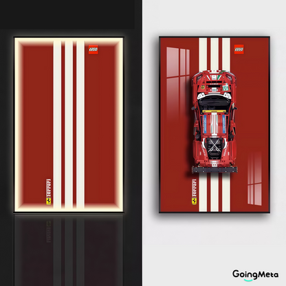 LEGO™ Frame for Ferrari 488 (42125), Wall Mount Showcase Frame, Christmas Gift