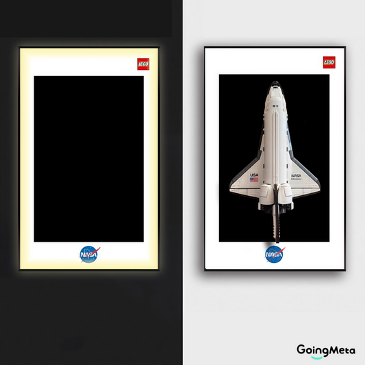 LEGO™ Frame for NASA Space Shuttle Discovery(10283), Wall Mount Showcase Frame, Christmas Gift