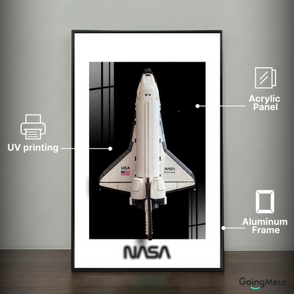 LEGO™ Frame for NASA Space Shuttle Discovery(10283), Wall Mount Showcase Frame, Christmas Gift