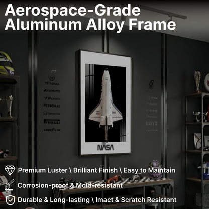 LEGO™ Frame for NASA Space Shuttle Discovery(10283), Wall Mount Showcase Frame, Christmas Gift