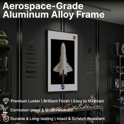 LEGO™ Frame for NASA Space Shuttle Discovery(10283), Wall Mount Showcase Frame, Christmas Gift