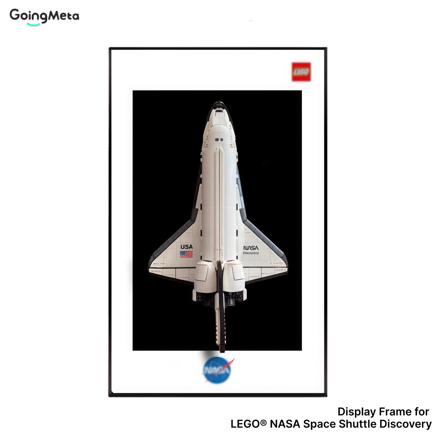 LEGO™ Frame for NASA Space Shuttle Discovery(10283), Wall Mount Showcase Frame, Christmas Gift