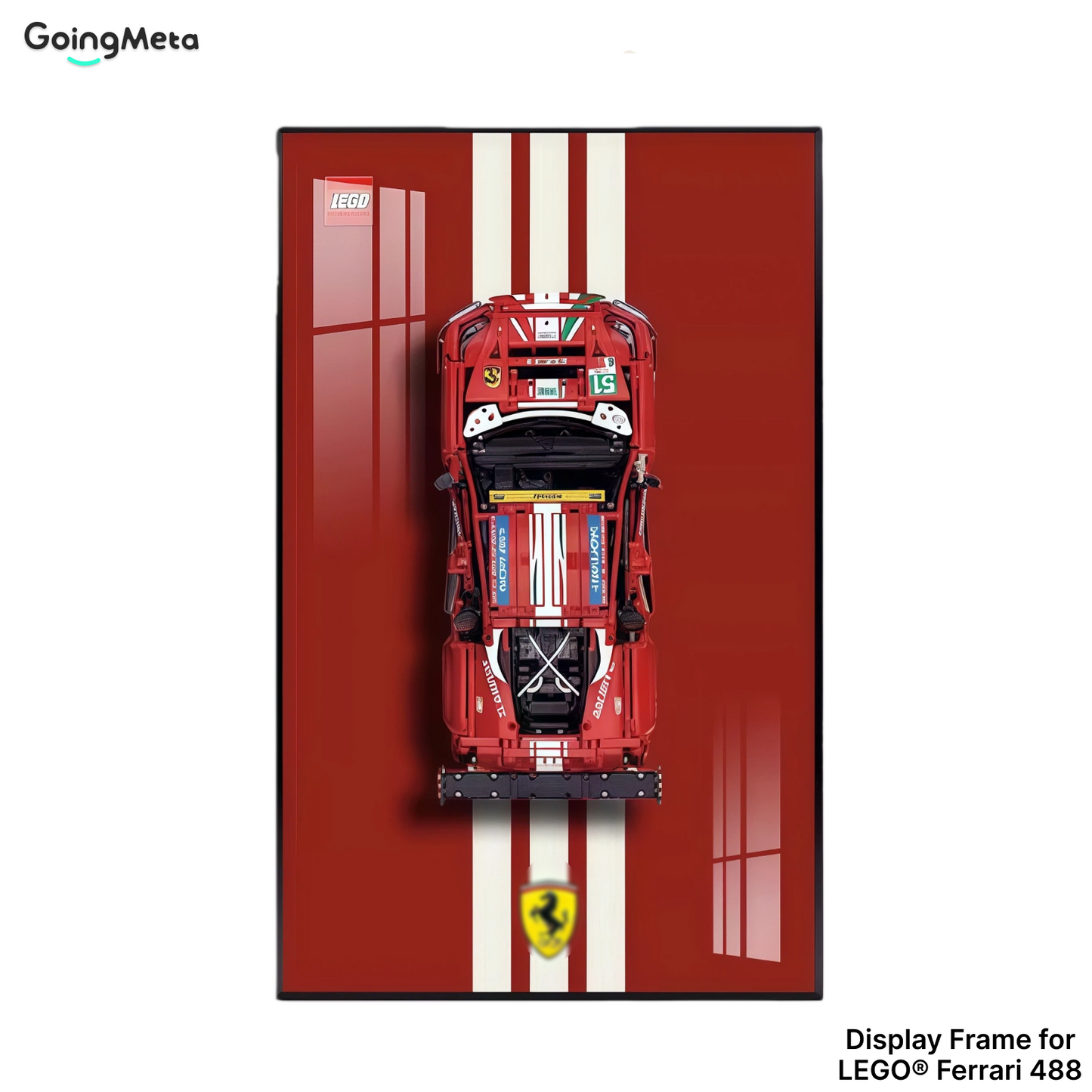 LEGO™ Frame for Ferrari 488 (42125), Wall Mount Showcase Frame, Christmas Gift