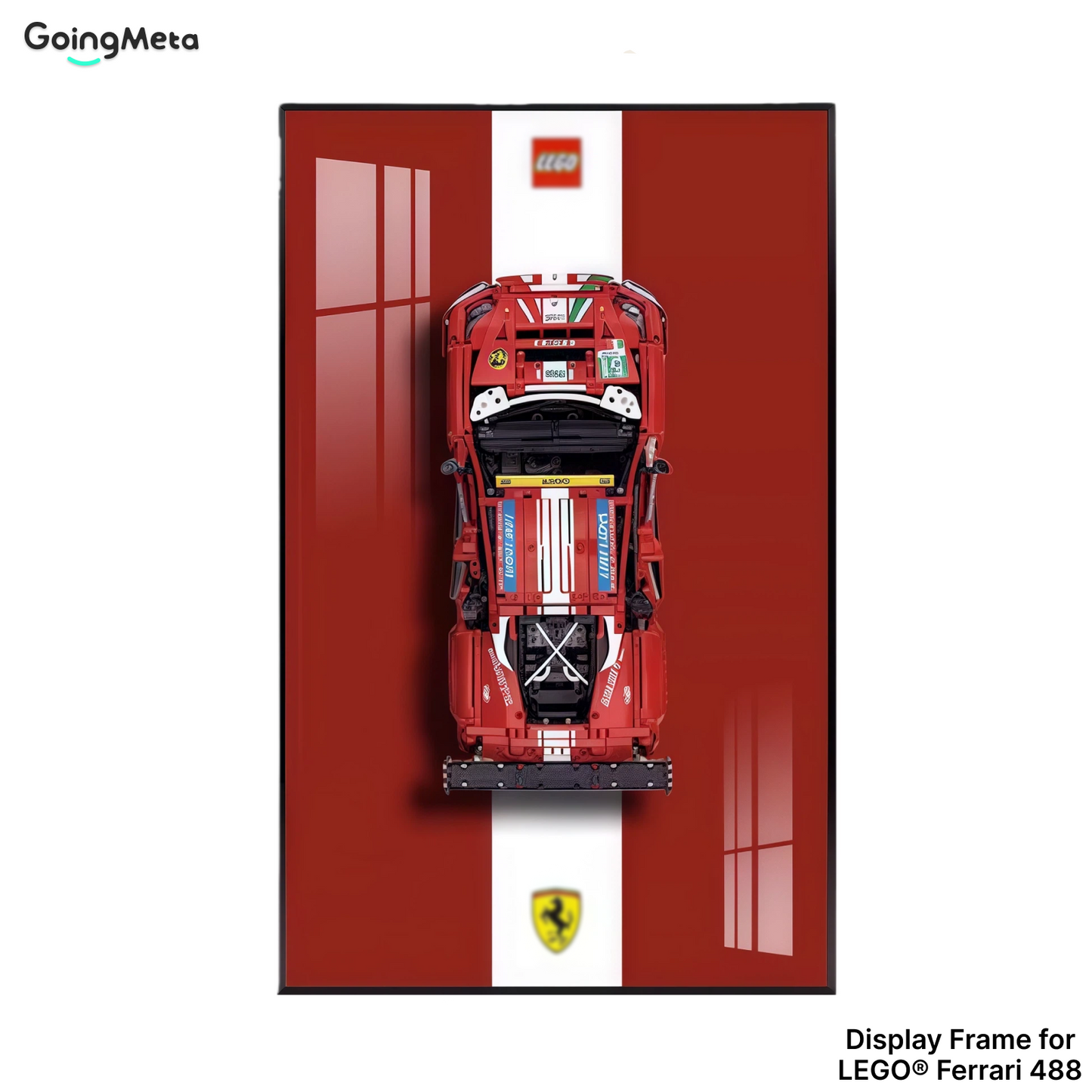 LEGO™ Frame for Ferrari 488 (42125), Wall Mount Showcase Frame, Christmas Gift