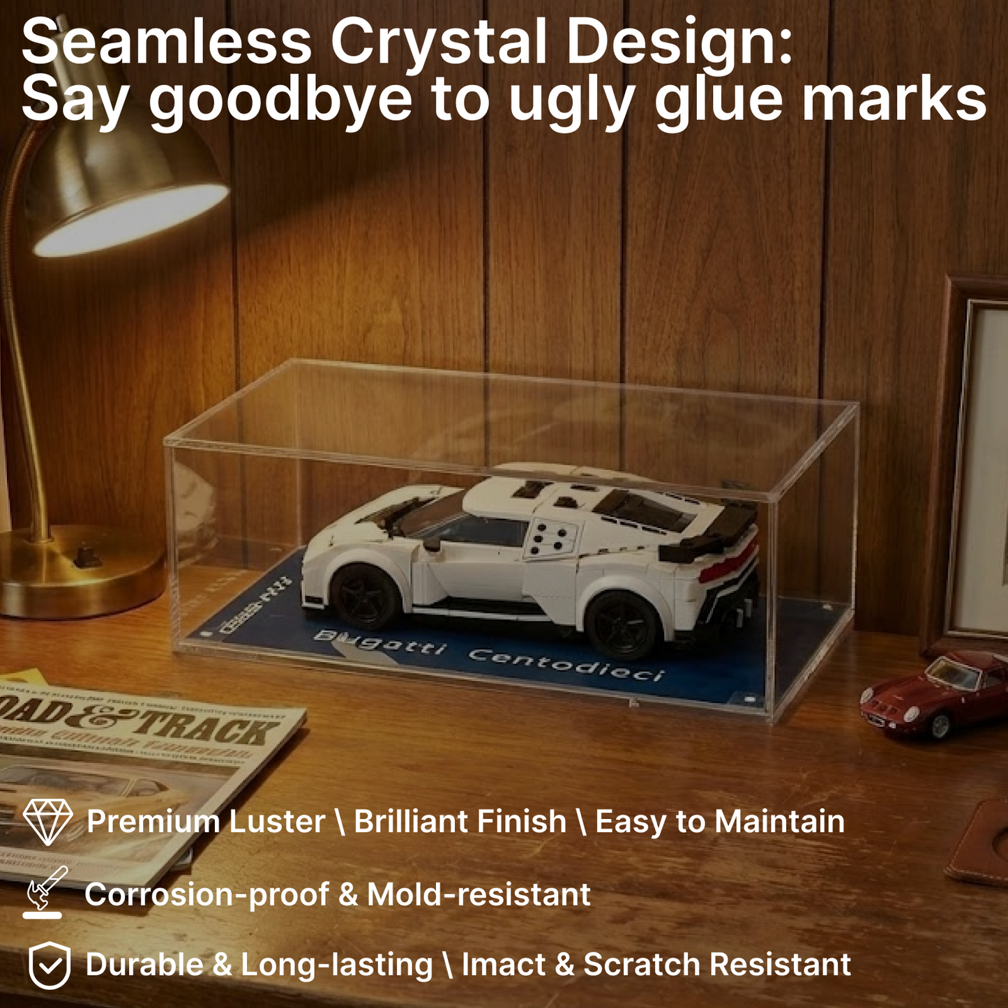 LEGO™Show Case For Speed Champions, Premium Acrylic Display Case, Christmas Gift