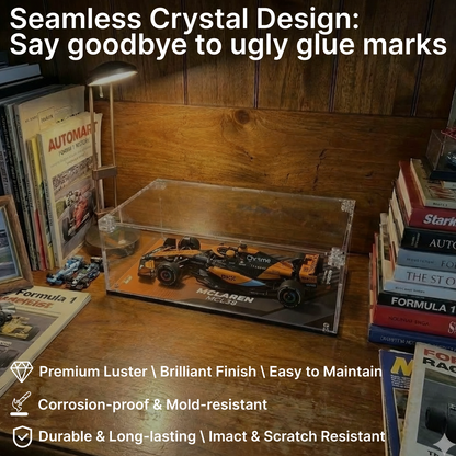 LEGO™Show Case For Speed Champions F1 Acrylic Series PLUS, Premium Acrylic Display Case, Christmas Gift