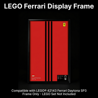 LEGO™ Frame for Ferrari Daytona SP3(42143), Wall Mount Showcase Frame, Christmas Gift