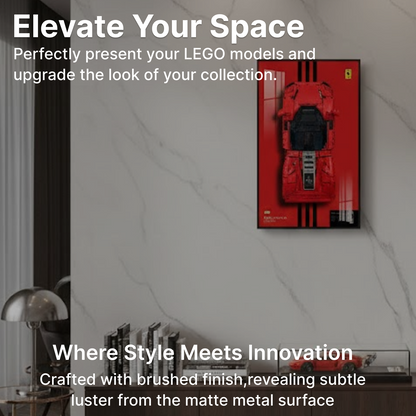 LEGO™ Frame for Ferrari Daytona SP3(42143), Wall Mount Showcase Frame, Christmas Gift