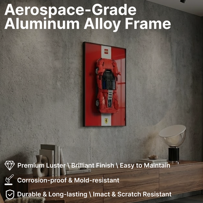 LEGO™ Frame for Ferrari Daytona SP3(42143), Wall Mount Showcase Frame, Christmas Gift