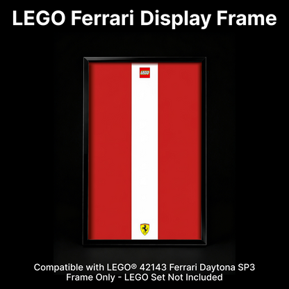 LEGO™ Frame for Ferrari Daytona SP3(42143), Wall Mount Showcase Frame, Christmas Gift