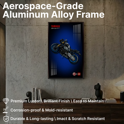 LEGO™ Frame for Yamaha MT-10 SP(42159), Wall Mount Showcase Frame, Christmas Gift