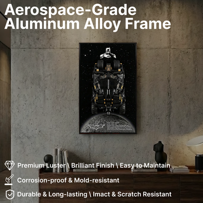 LEGO™ Frame for Batmobile Tumbler(76240), Wall Mount Showcase Frame, Christmas Gift