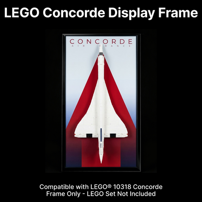LEGO™ Frame for Concorde (10318), Wall Mount Showcase Frame, Christmas Gift