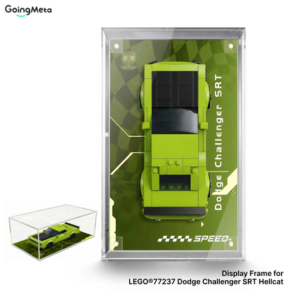 LEGO™Show Case For Speed Champions, Premium Acrylic Display Case, Christmas Gift