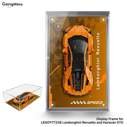 LEGO™Show Case For Speed Champions, Premium Acrylic Display Case, Christmas Gift