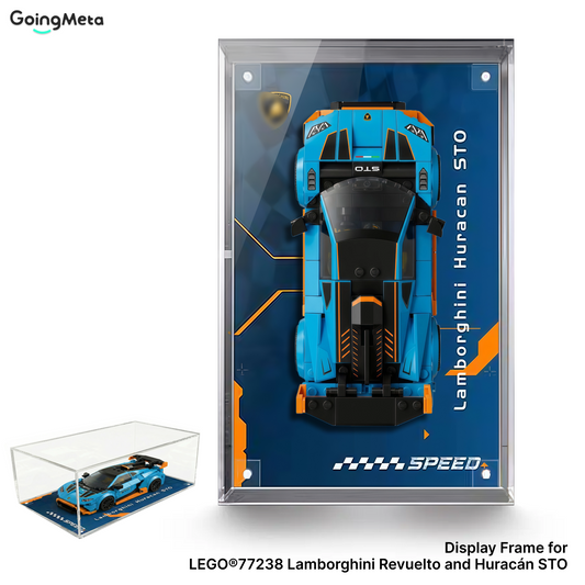 LEGO™Show Case For Speed Champions, Premium Acrylic Display Case, Christmas Gift