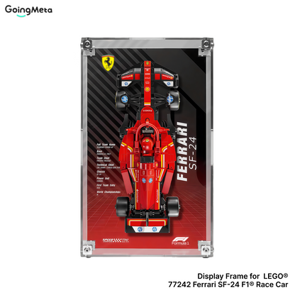 LEGO™Show Case For Speed Champions F1 Acrylic Series PLUS, Premium Acrylic Display Case, Christmas Gift